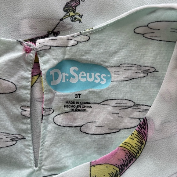 Dr Seuss Hot Air Balloon Dress 3T - Picture 6 of 7